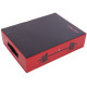Плінти важкоатлетичні м'які Crash cushion (1шт) Zelart розмір 80x60x20см червоний-чорний