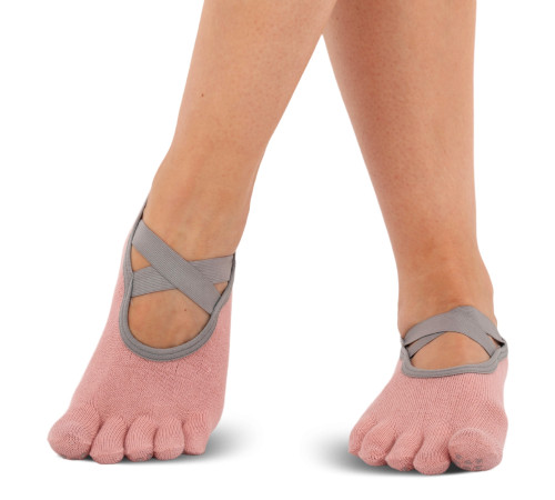 Шкарпетки для йоги та пілатесу із закритими пальцями нековзні SP-Sport розмір 36-41 кольори в асортименті