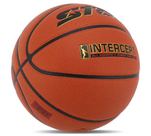 Мяч баскетбольный STAR INTERCEPT размер 6 оранжевый