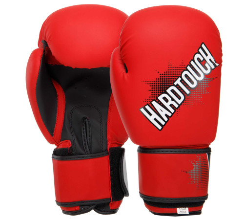 Рукавиці боксерські на липучці PU HARD TOUCH 10-14 унцій кольори в асортименті