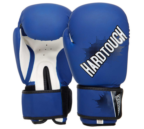 Рукавиці боксерські на липучці PU HARD TOUCH 10-14 унцій кольори в асортименті