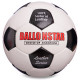 М'яч футбольний BALLONSTAR Leather №5 білий-чорний