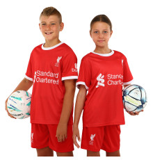 Форма футбольна дитяча із символікою футбольного клубу LIVERPOOL домашня 2024 SP-Sport XS-XL червоний