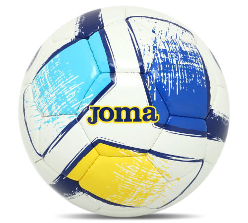 М'яч футбольний Joma DALI II №5 PU блакитний-синій-жовтий