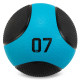 Мяч медицинский медбол Medicine Ball LiveUp 7кг черный-синий