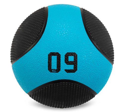 Мяч медицинский медбол Medicine Ball LiveUp 9кг черный-синий