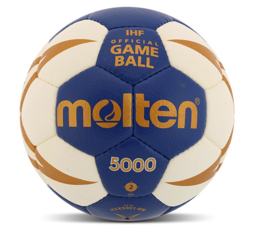 Мяч гандбольный MOLTEN IHF Official game ball размер 2 синий