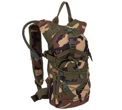 Рюкзак с гидратором KMS SP-Sport 8л 45х25х7см камуфляж Woodland