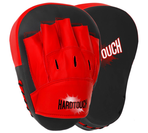 Лапа боксерская изогнутая тренировочная PU HARD TOUCH 18,5х5х24см 2штуки цвета в ассортименте