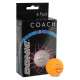 Набор мячей для настольного тенниса DNC COACH 6шт оранжевый