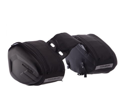 Сумки бічні текстильні для мотоцикла Soft panniers KOMINE 2шт 45х30х20см чорний