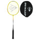 Ракетка для бадмінтону професійна в чохлі DUNLOP NITRO-STAR SSX 1.0 YLW G6 HH NF кольори в асортименті