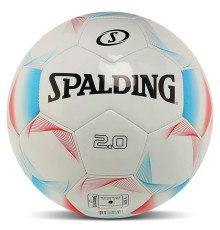 М'яч футбольний SPALDING 2.0 №5 PU білий-блакитний