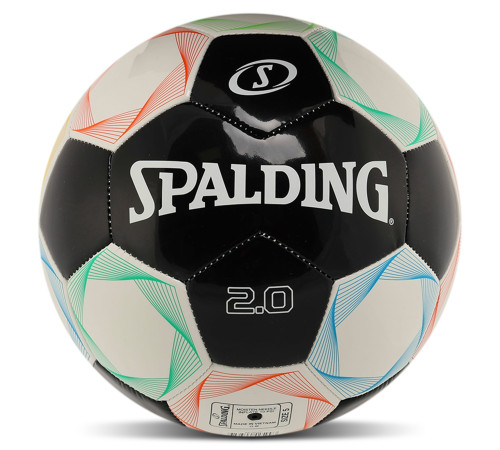 Мяч футбольный SPALDING 2.0 №5 PU белый-черный