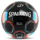Мяч футбольный SPALDING 2.0 №5 PU черный-голубой