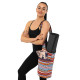 Сумка для йоги через плечо KINDFOLK Yoga bag SP-Sport помаранчевий-блакитний