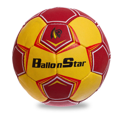 М'яч гандбольний BALLONSTAR размер 1 червоний-жовтий