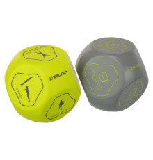 Кубики для тренувань кістки для фітнесу Sports Dice MDbuddy 2штуки ø7,5см кольори в асортименті