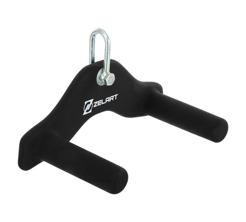 Рукоятка для тяги з вузьким хватом Pull Down Handle нековзне покриття Mdbuddy розмір 25х12х13см чорний