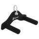 Рукоятка для тяги з вузьким хватом Pull Down Handle нековзне покриття Mdbuddy розмір 25х12х13см чорний
