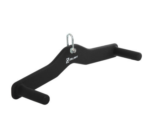 Рукоятка для тяги вниз c широким хватом Lat Pull Down Bar нескользящее покрытие Mdbuddy размер 52х10х15см черный