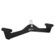 Рукоятка для тяги вниз c широким хватом Lat Pull Down Bar нескользящее покрытие Mdbuddy размер 55х12х12см черный