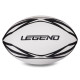 М'яч для регбі юніорський LEGEND розмір 4 білий-чорний