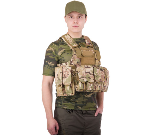 Розвантажувальний жилет універсальний на 6 кишень Military Rangers кольори в асортименті