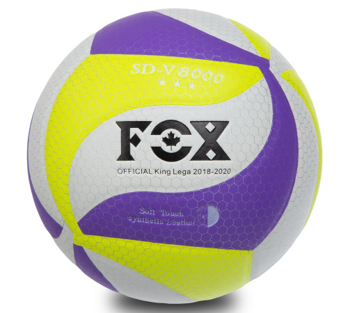 Мяч волейбольный FOX №5 PU цвета в ассортименте