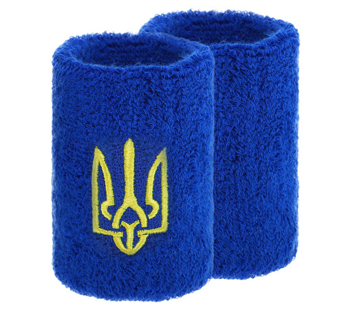 Напульсник спортивный махровый впитывающий влагу Герб Украины 1шт цвета в ассортименте