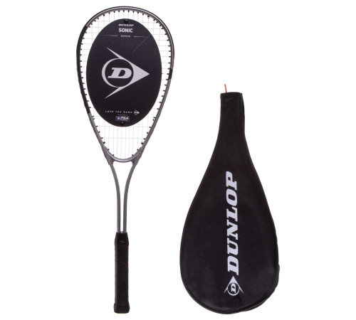Ракетка для сквошу 27" DUNLOP D SR SONIC TI 5.0 HQ сірий-чорний