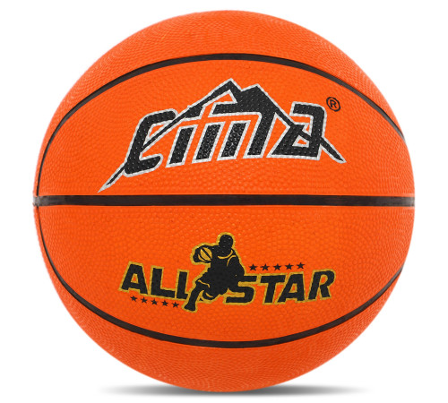 М'яч баскетбольний гумовий CIMA BASKET розмір 7 помаранчевий