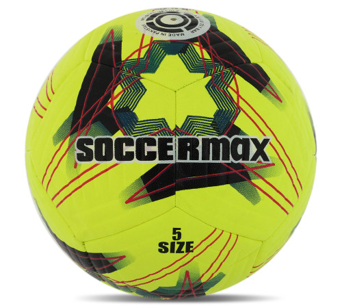 М'яч футбольний SOCCERMAX FIFA №5 PU кольори в асортименті