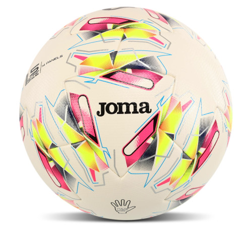 Мяч футбольный Joma DINAMIC V №5 белый-розовый
