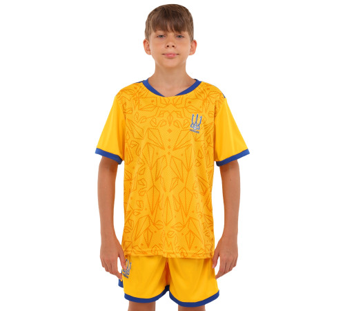 Форма футбольна дитяча із символікою збірної УКРАЇНА 2026 SP-Sport XS-XL жовтий
