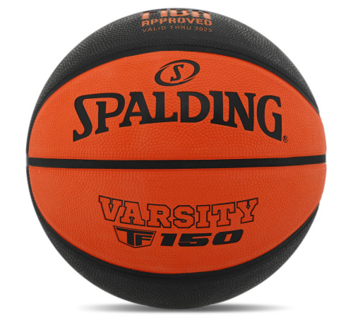 М'яч баскетбольний гумовий SPALDING VARSITY FIBA TF 150 розмір 6 помаранчевий-чорний