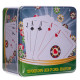 Набір для покеру в металевій коробці Poker game set SP-Sport 120 фішок
