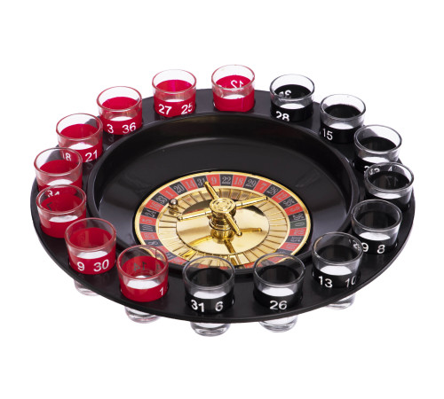 Настільна гра «П'яна рулетка» алко рулетка Drinking Roulette Set SP-Sport 16 стопок
