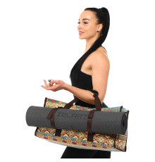 Сумка для йоги SP-Sport DoYourYoga Yoga bag бежевий-блакитний