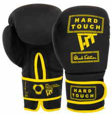 Рукавиці боксерські на липучці PU HARD TOUCH 10-14 унцій кольори в асортименті