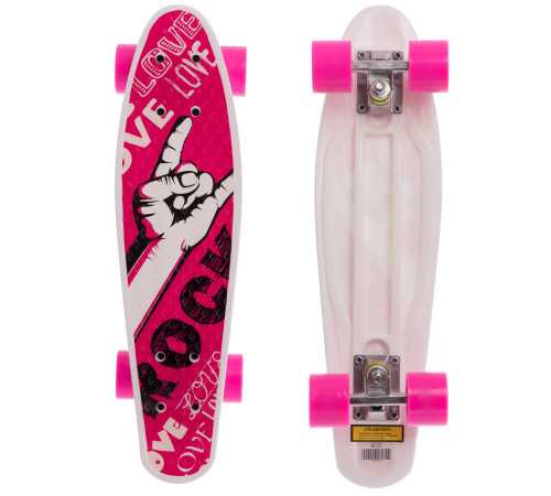 Пенні борд Penny Board круїзер пластиковий 22" SP-Sport червоний