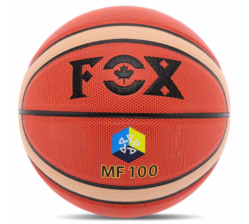 М'яч баскетбольний FOX №5 PU помаранчевий
