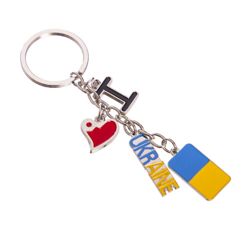 Брелок для ключів SP-Sport I love Ukraine-2