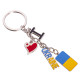 Брелок для ключів SP-Sport I love Ukraine-2