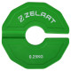 Блини диски змінні гумові Rubber Change Plates Zelart 0,25 кг зелений