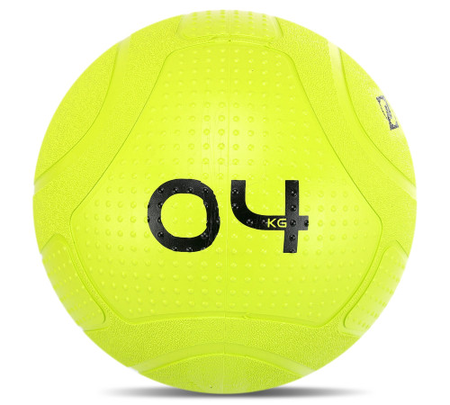 Слэмбол мяч набивной для кроссфита и фитнеса Slam Ball Mdbuddy 4кг салатовый