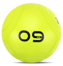 Слэмбол мяч набивной для кроссфита и фитнеса Slam Ball Mdbuddy 9кг салатовый