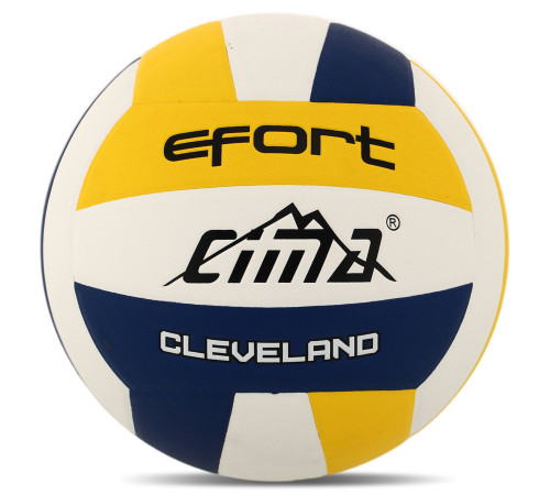 М'яч волейбольний CIMA EFORT CLEVELAND №5 PU білий-жовтий-синій