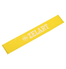 Резинка для упражнений лента сопротивления LOOP BANDS Zelart XXS жовтий