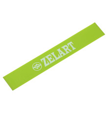 Резинка для упражнений лента сопротивления LOOP BANDS Zelart XS салатовий